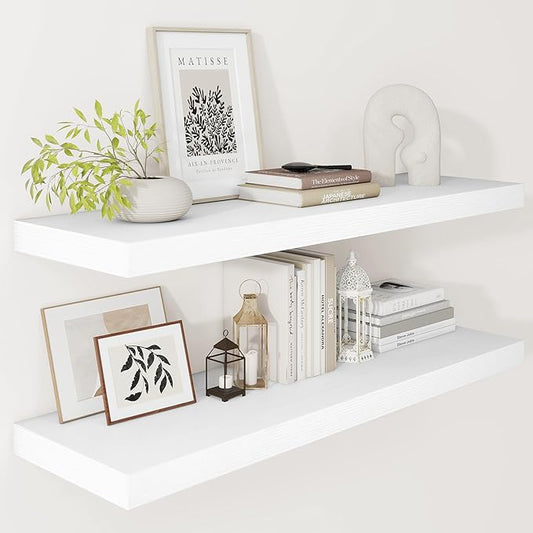 Vivelove 12 Deep Floating Shelves by VIVELOVE