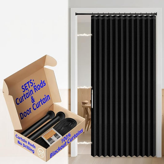 AJAZZ Blackout Magnetic Door Curtain by AJAZZ