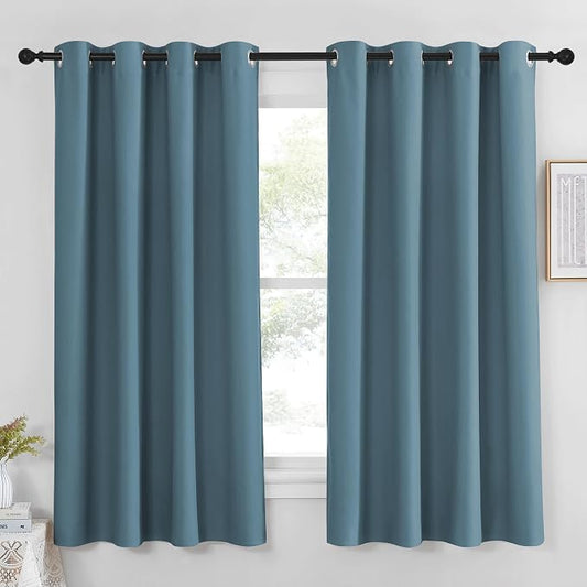 NICETOWN Blackout Curtain Panel 63 inch Long by NICETOWN