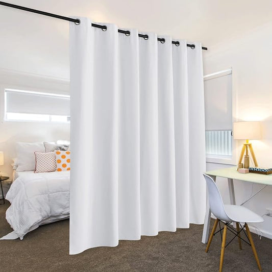 RYB HOME Privacy Curtain for Sliding Glass Door, Light Block Noise Reduce by RYBHOME