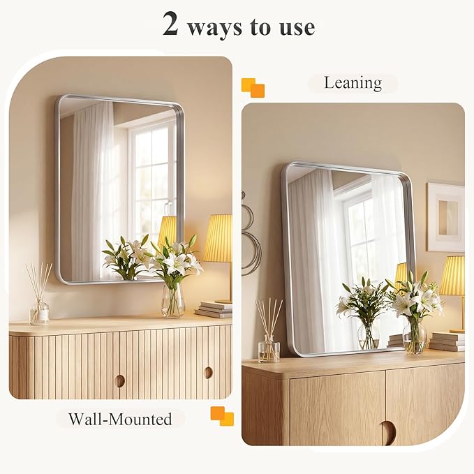 NEWBULIG 30X36 Inch Bathroom Mirror - Image 6
