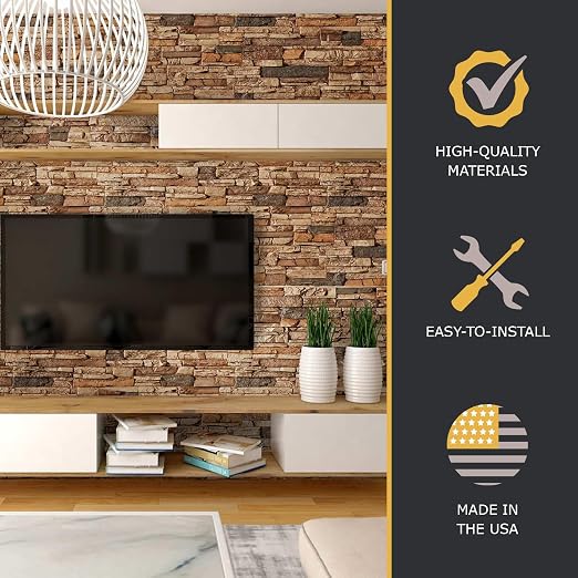 AZ Faux High-Density Polyurethane Faux Stone Interlocking Right Endcap - Image 5