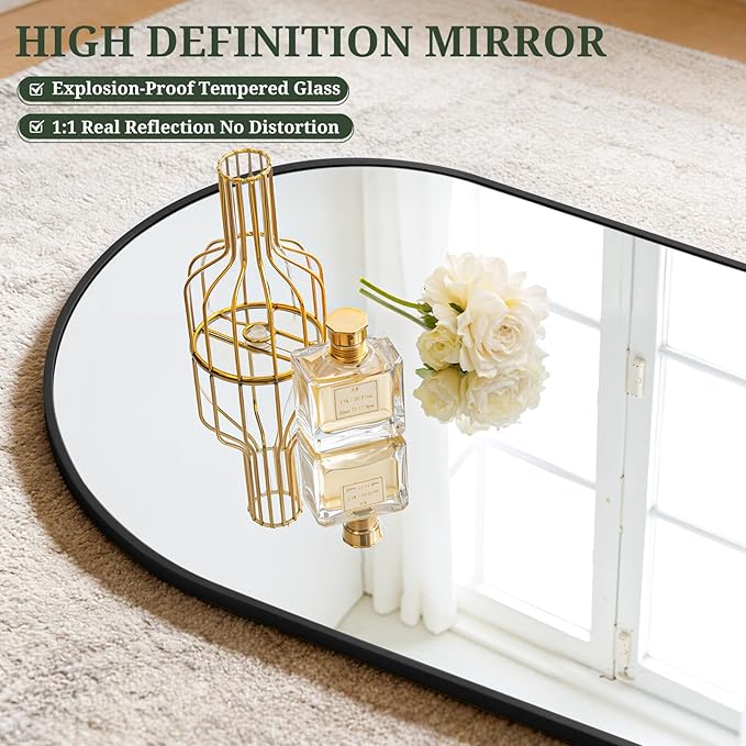 Mirror Full Length 56"x15" Full Body Floor Mirror - Image 5