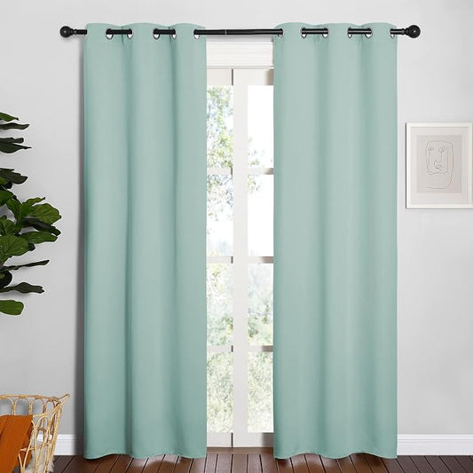 NICETOWN Window Curtain Panels, Thermal Curtains Insulated Solid Grommet by NICETOWN