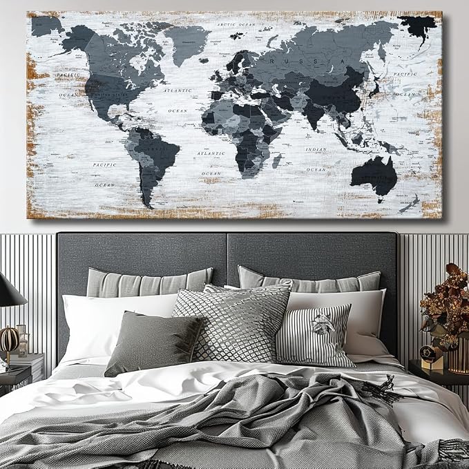Canvas Wall Art Black Wall Decor Office Pictures - Image 2