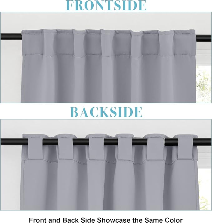 RYB HOME Bathroom Curtains Blackout - Image 3