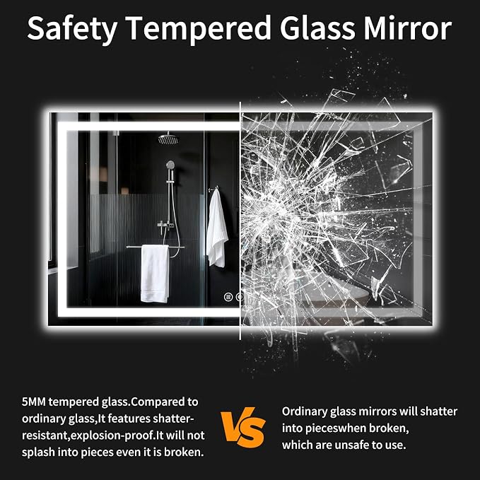 LED Bathroom Mirrors 32"x72" Bathroom Mirror - Image 6