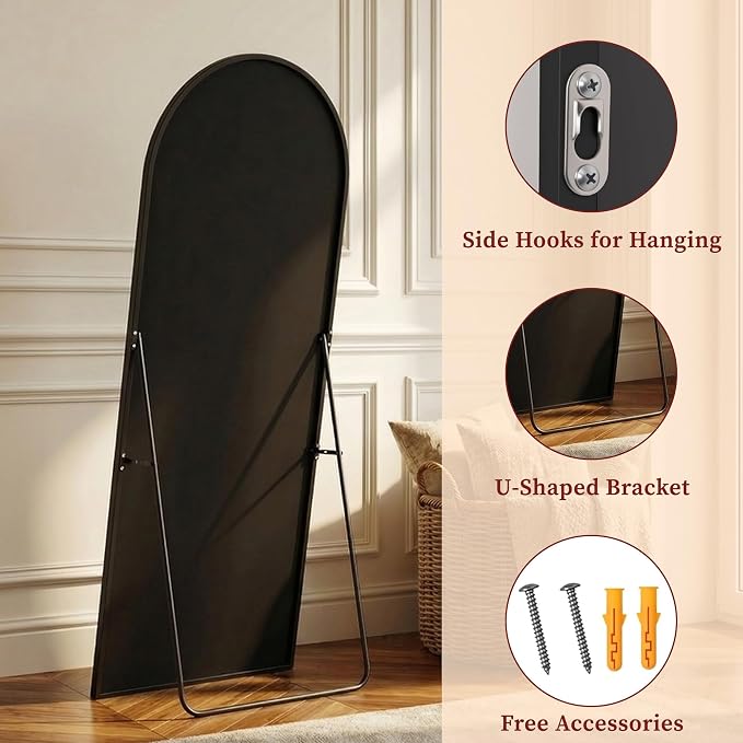 Suidia 58"x18" Arched Full Length Mirror - Image 7