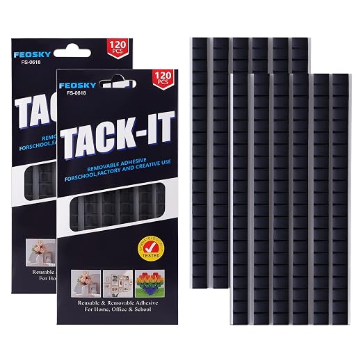 Feosky Adhesive Poster Sticky Tack Putty, Reusable and Removable Adhesive Putty by Feosky