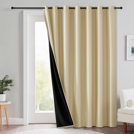 RYB HOME 100% Blackout Room Divider Curtains by RYBHOME