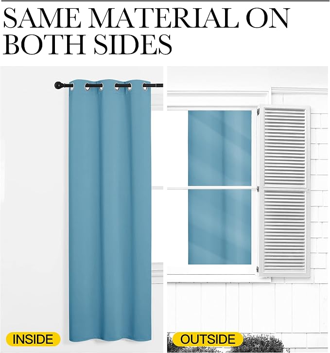 NICETOWN Blackout Draperies Curtains - Image 6
