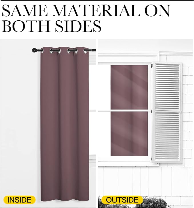 NICETOWN Room Dividers Curtains Screens Partitions, Extra Wide Grommet Top - Image 6