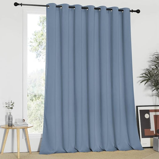 NICETOWN Blackout Wide Sliding Door Curtains by NICETOWN
