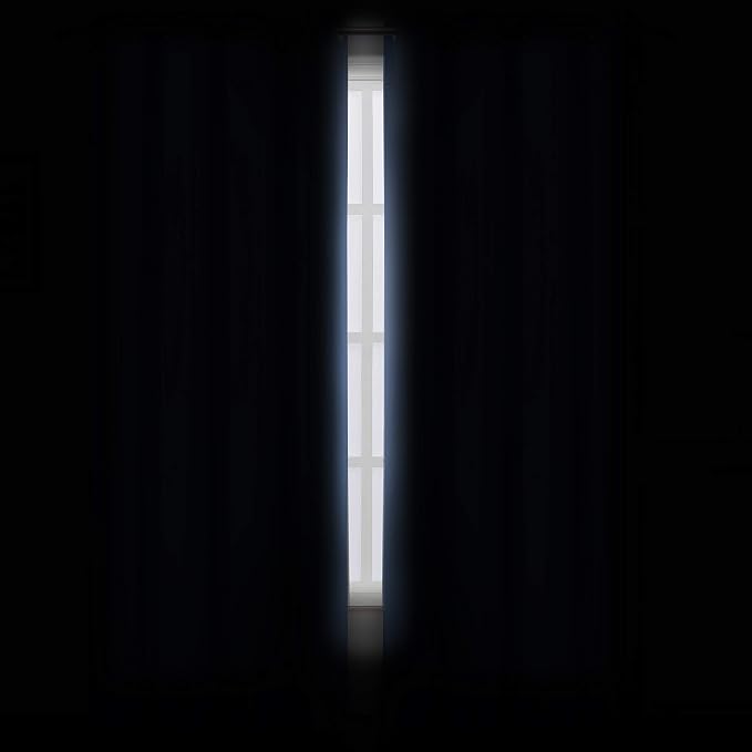LEMOMO Sky Blue Thermal Blackout Curtains/52 x 108 Inch/Set of 2 Panels Room - Image 3