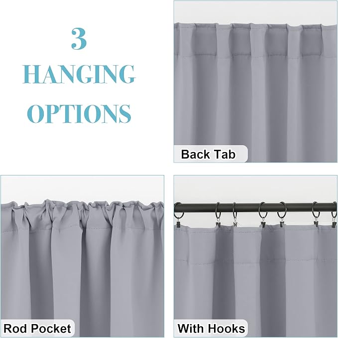 RYB HOME Small Window Curtains - Image 7