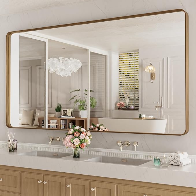LOAAO 84X32 Inch Bathroom Mirror by LOAAO