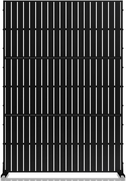 MTART Metal Privacy Screen 72" H x 47.2" Decorative Outdoor Privacy Screen by Unknown