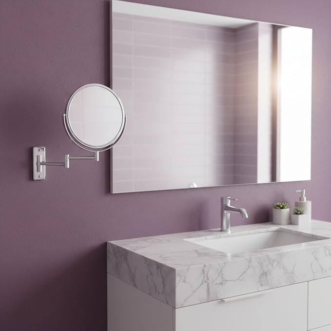 JERDON Wall-Mounted Magnifying Mirror - Image 5