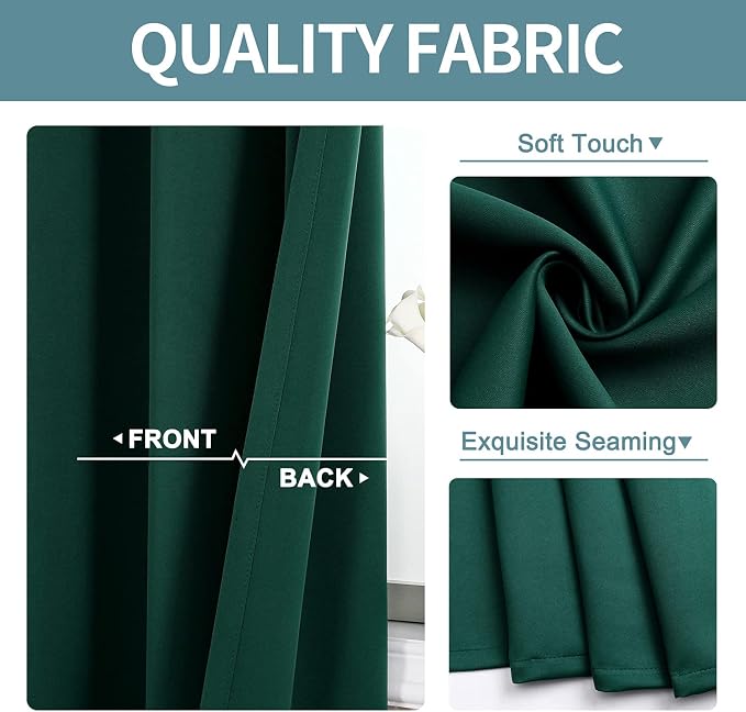 ChrisDowa Blackout Curtains 108 Inches Long - Image 3