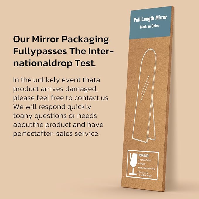 Arched Full Length Mirror with LED Lights, Body Floor Mirrors with Dimming & 3 - Image 8