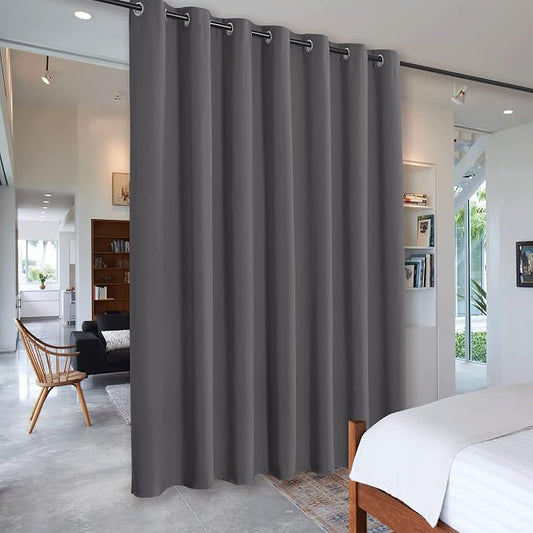 RYB HOME Privacy Curtain for Sliding Glass Door, Light Block Noise Reduce by RYBHOME
