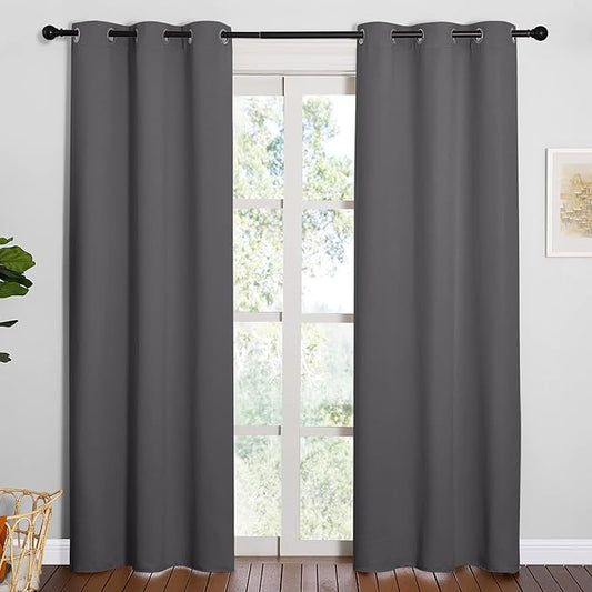 NICETOWN Noise Reducing Blackout Curtains 84" Long by NICETOWN