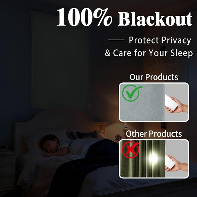 No-Drill 100% Blackout Shade - Image 2