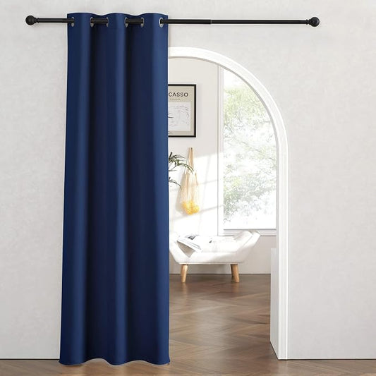 RYB HOME Blackout Curtains Thermal Insulating Privacy Temporary Door Curtains by RYBHOME