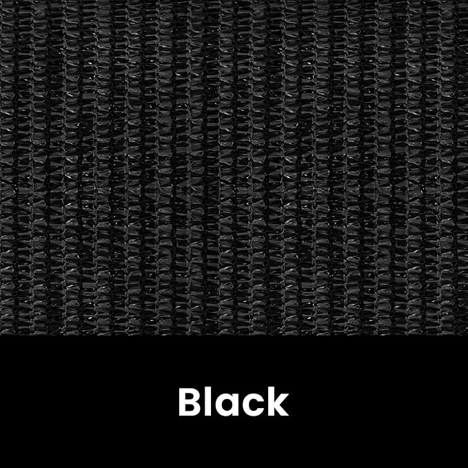 7'W x 8'H Black Patio Shades Roll up Outdoor Roller Shade Crank Wand Blind - Image 9