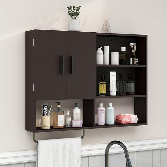 Medicine Cabinet, Wooden Bathroom Wall Cabinet by Unknown