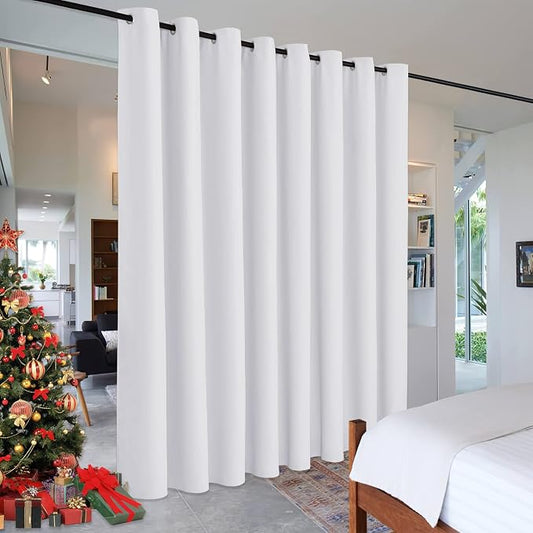 RYB HOME White Separation Room Divider Heavy Duty Share Space Decorative by RYBHOME