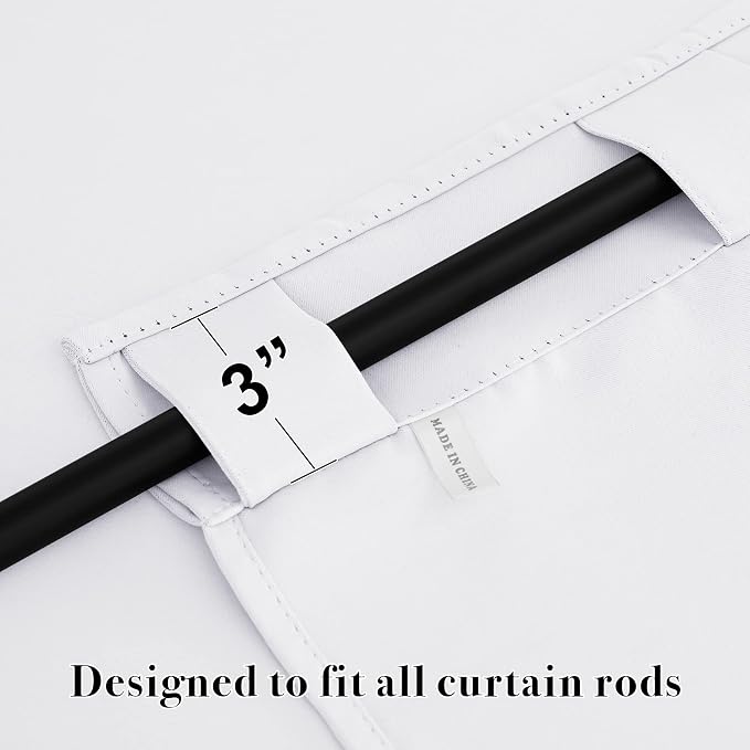 RYB HOME Half Blackout Curtains - Image 2