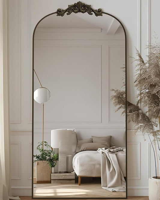 Antok Arched Full Length Mirror, Standing/Wall Hanging Large Mirror by AntokMirror