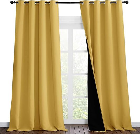 NICETOWN 100% Blackout Blinds, Laundry Room Decor Window Treatment Curtains by NICETOWN