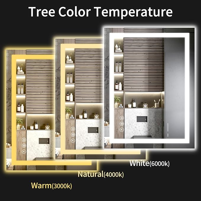 30"x36" LED Bathroom Mirror - Image 5