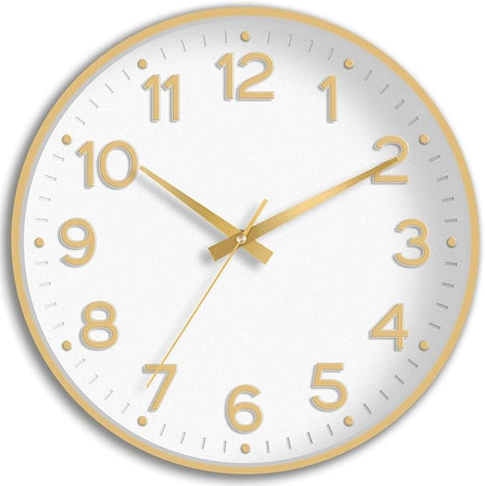 Roymnie Wall Clock 12 Inch Silent Wall Clocks Battery Operated-Modern Non by Unknown