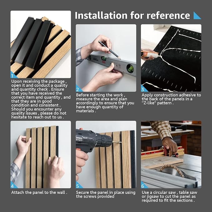 Art3d 4-Piece Wood Slat Acoustic Panels - Image 9