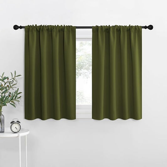 NICETOWN RV Blackout Curtains for Camper Windows, Kitchen Curtains, Short by NICETOWN