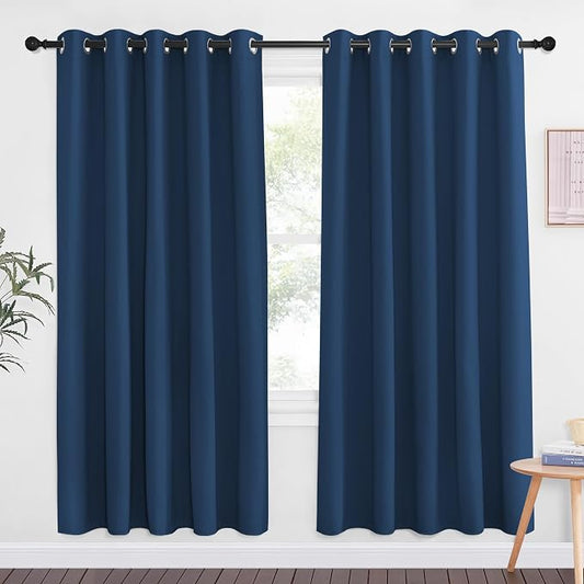NICETOWN Moroccan Blue Blackout Curtains by NICETOWN