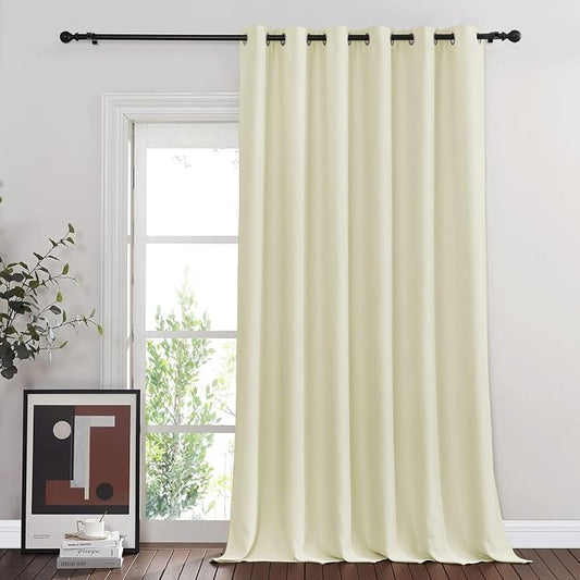 NICETOWN Blackout Sliding Glass Door Curtain, Thermal Insulated Grommet Room by NICETOWN