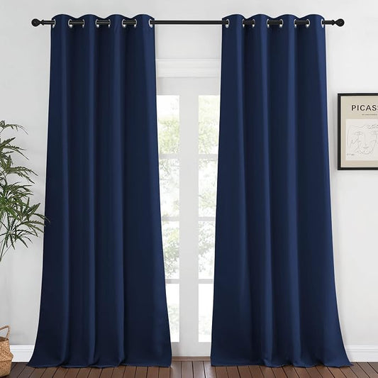 NICETOWN Blackout Curtains for Windows 90 inch Length by NICETOWN