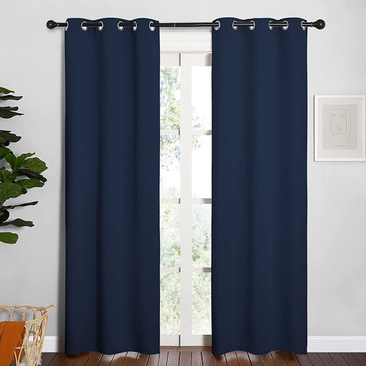 NICETOWN Blackout Curtain Panels, Window Treatment Energy Saving Thermal by NICETOWN