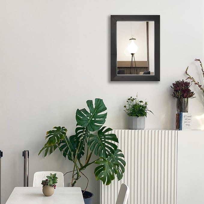 Ruomeng Wall Mirror Rectangle Decorative Mirror 12" x 16" - Image 3