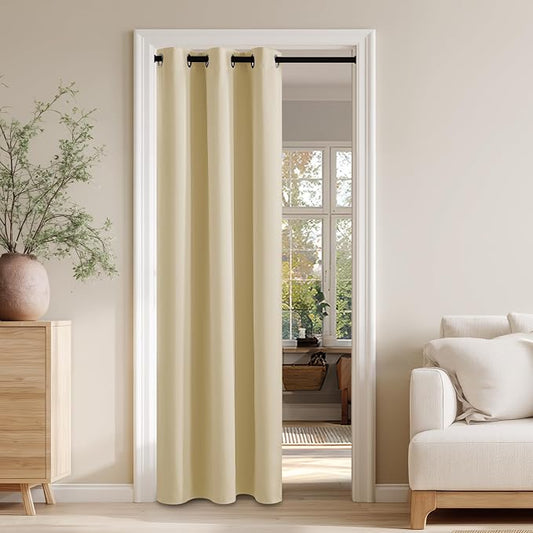RYB HOME 100% Blackout Door Curtain by RYBHOME