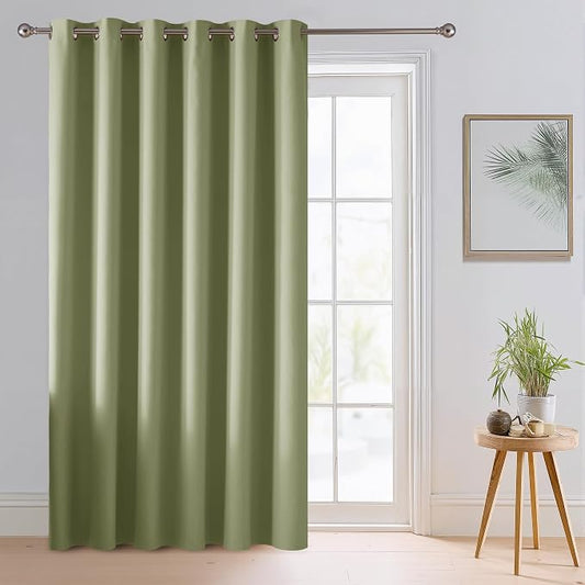 RYB HOME Blackout Thermal Insulated Curtains, Portable Curtain by RYBHOME
