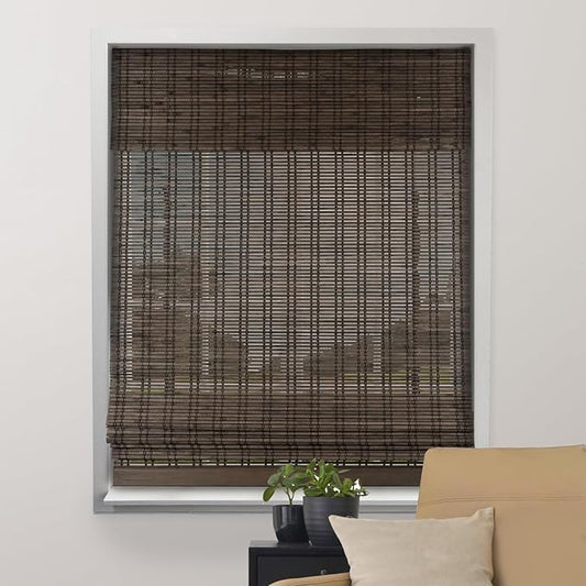 ARLO BLINDS Sheer Bamboo Roman Shades by ArloBlinds