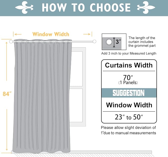 ChrisDowa Burgundyout Curtains 70 inches Wide - Image 6