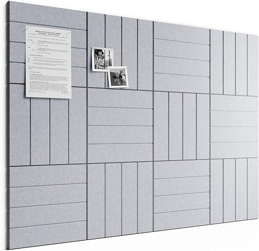 Bumusty Large Cork Board Alternative-48 x 36" Felt Bulletin Board Tiles by BUMUSTY