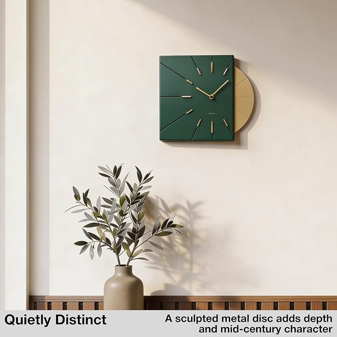Driini Clocks Mid Century Modern Wall Clock - Image 2