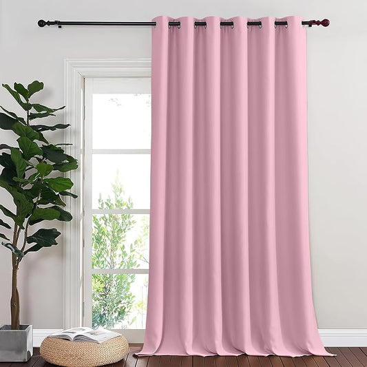 NICETOWN Blackout Sliding Glass Door Curtains, Room Darkening Thermal Insulated by NICETOWN